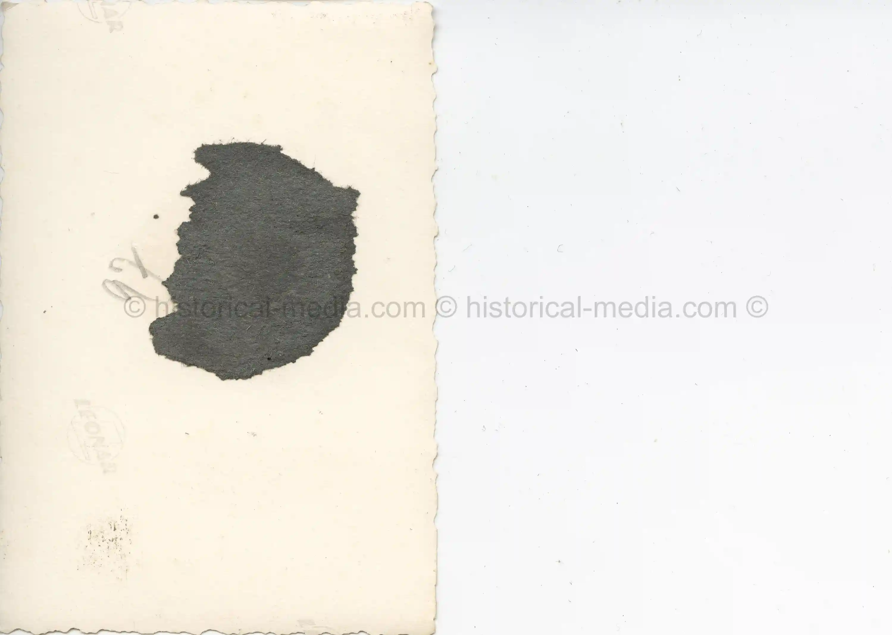 GERMAN PHOTO OF HANGED PARTISAN W/ POSTED SIGN