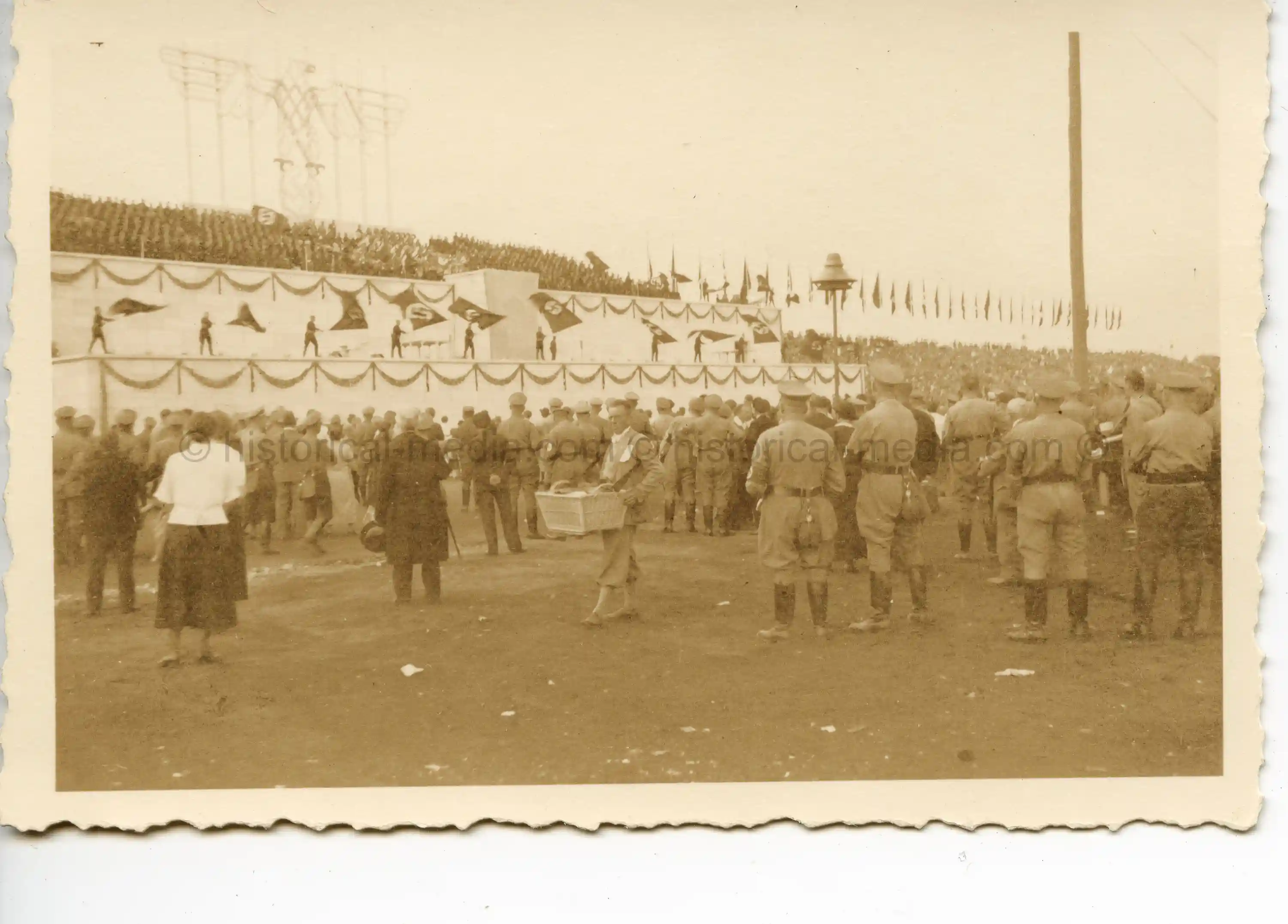 EARLY PHOTO OF NÜRNBERG RALLY PARADE GROUND ZEPPELIN FIELD