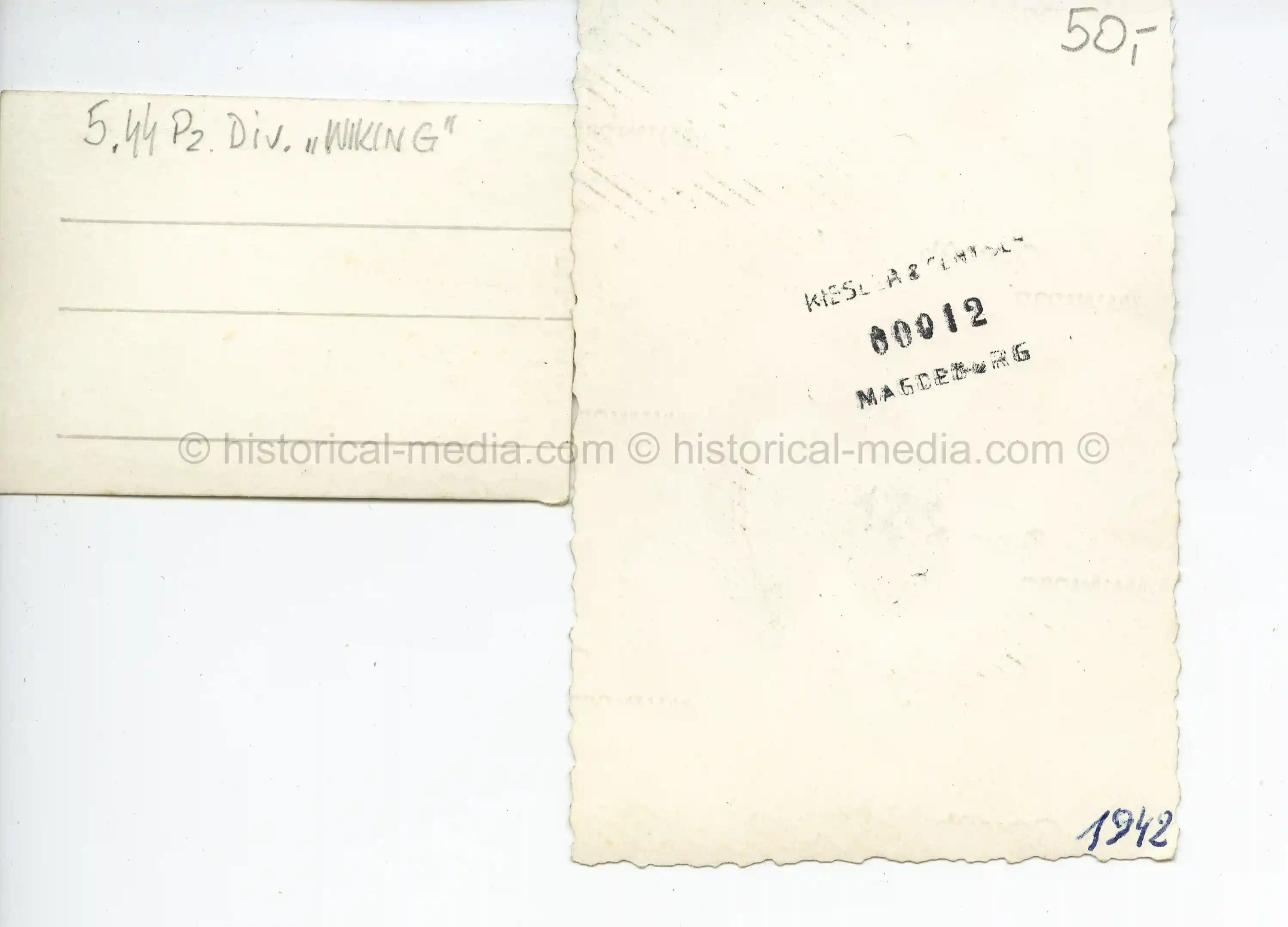 2X PHOTOS OF WAFFEN-SS STURMGESCHÜTZ TROOP