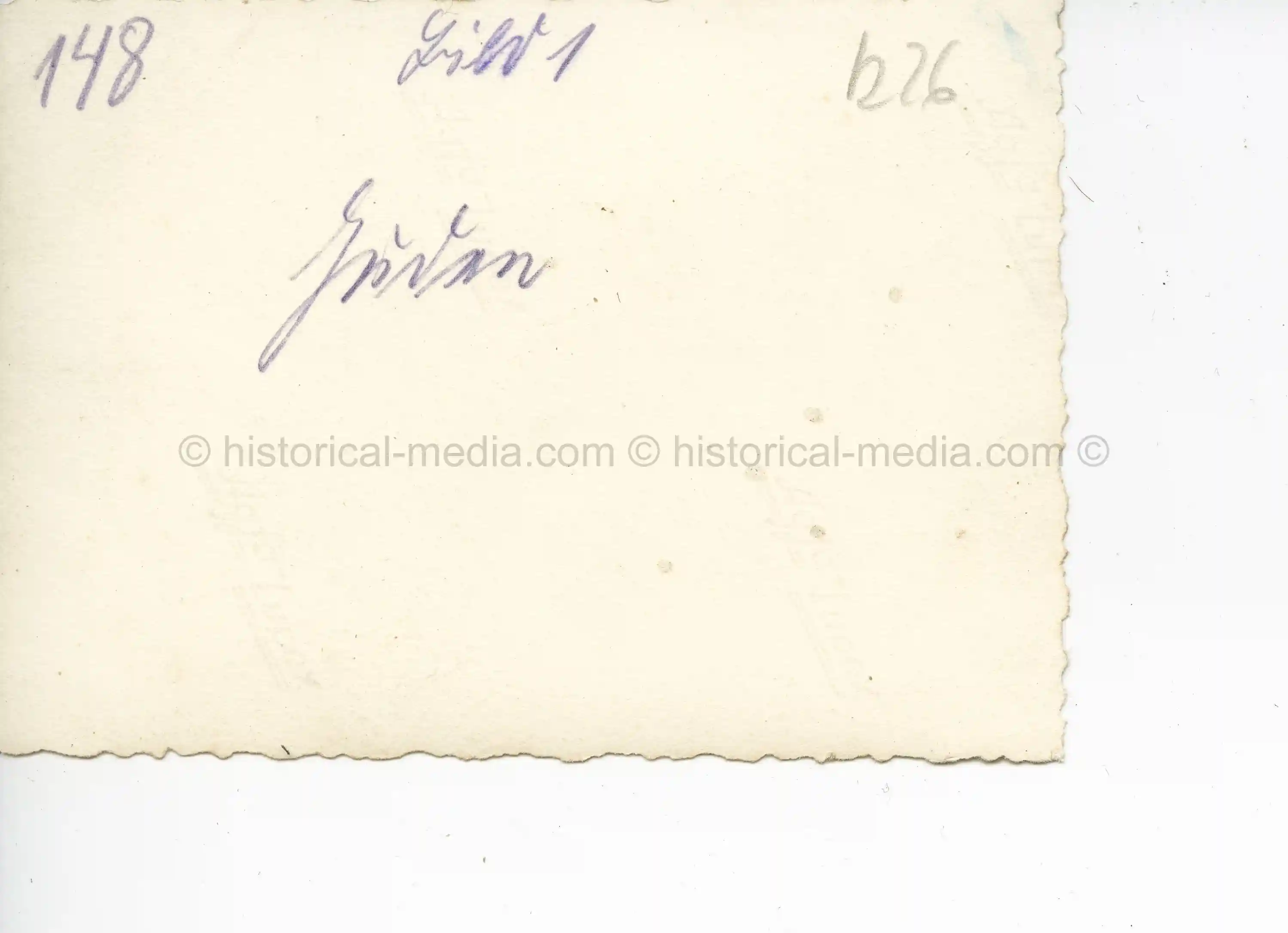 GERMAN SOLDIER PHOTO OF JEWISH MEN WEARING ARMBAND