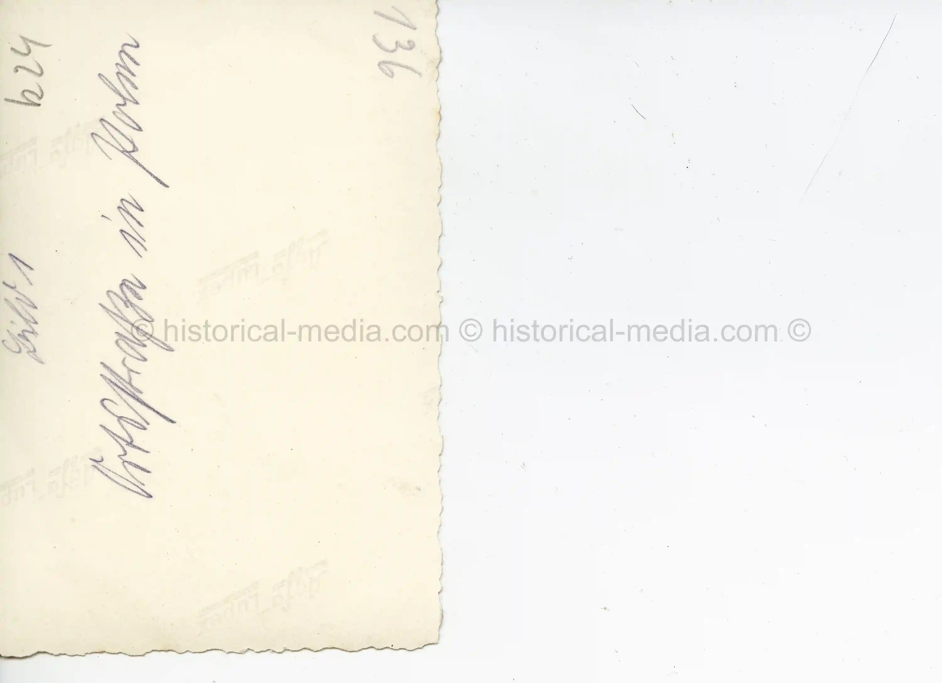 GERMAN SOLDIER PHOTO OF JEWISH MAN WEARING ARMBAND - POLAND