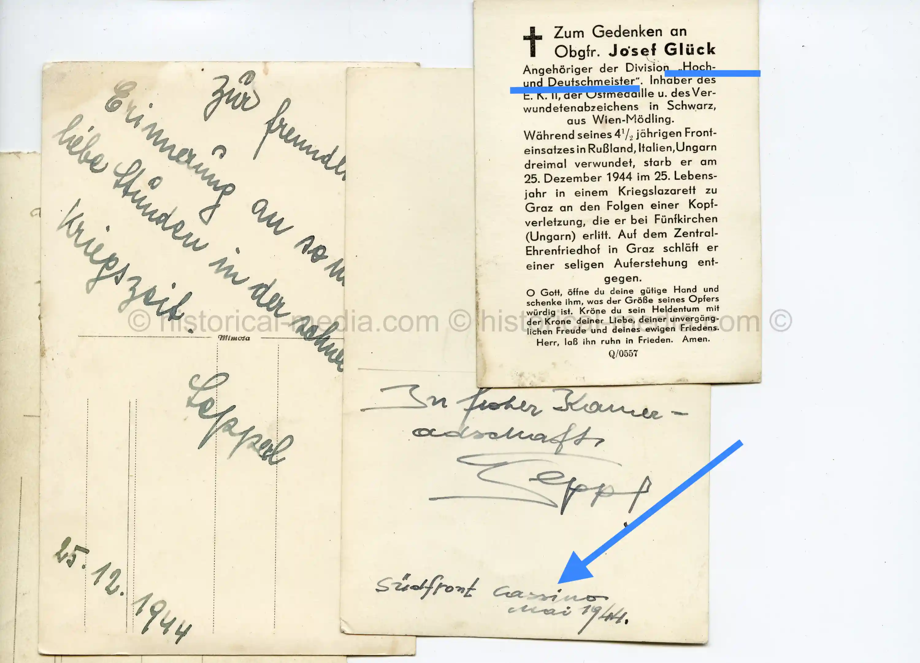 3X STUDIO PORTRAITS & DEATH NOTICE 