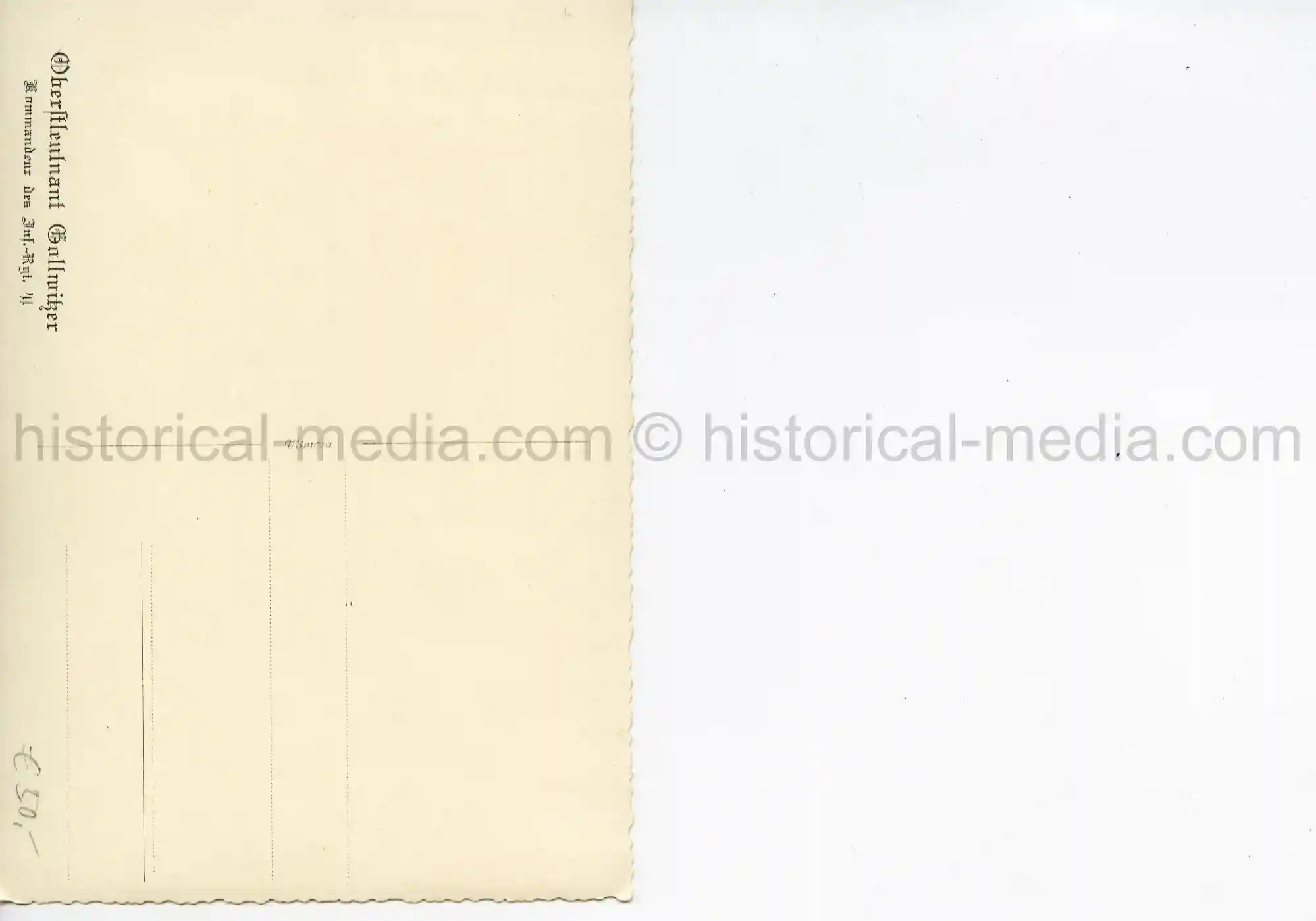 KNIGHTS CROSS WINNER POSTCARD PORTRAIT PHOTO - GENERAL Gollwitzer, Friedrich 