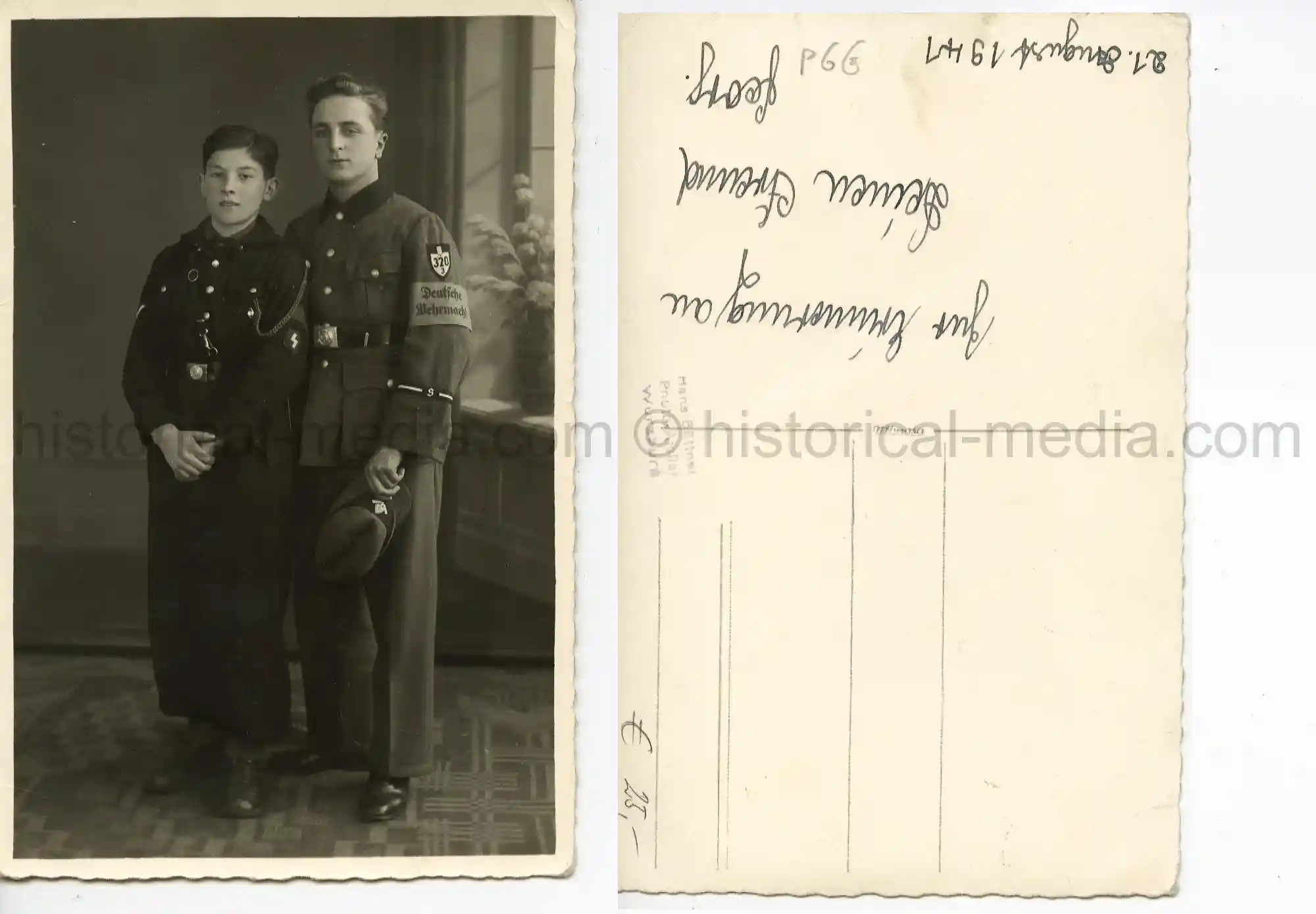 STUDIO PORTRAIT PHOTO - RAD MAN IN UNIFORM