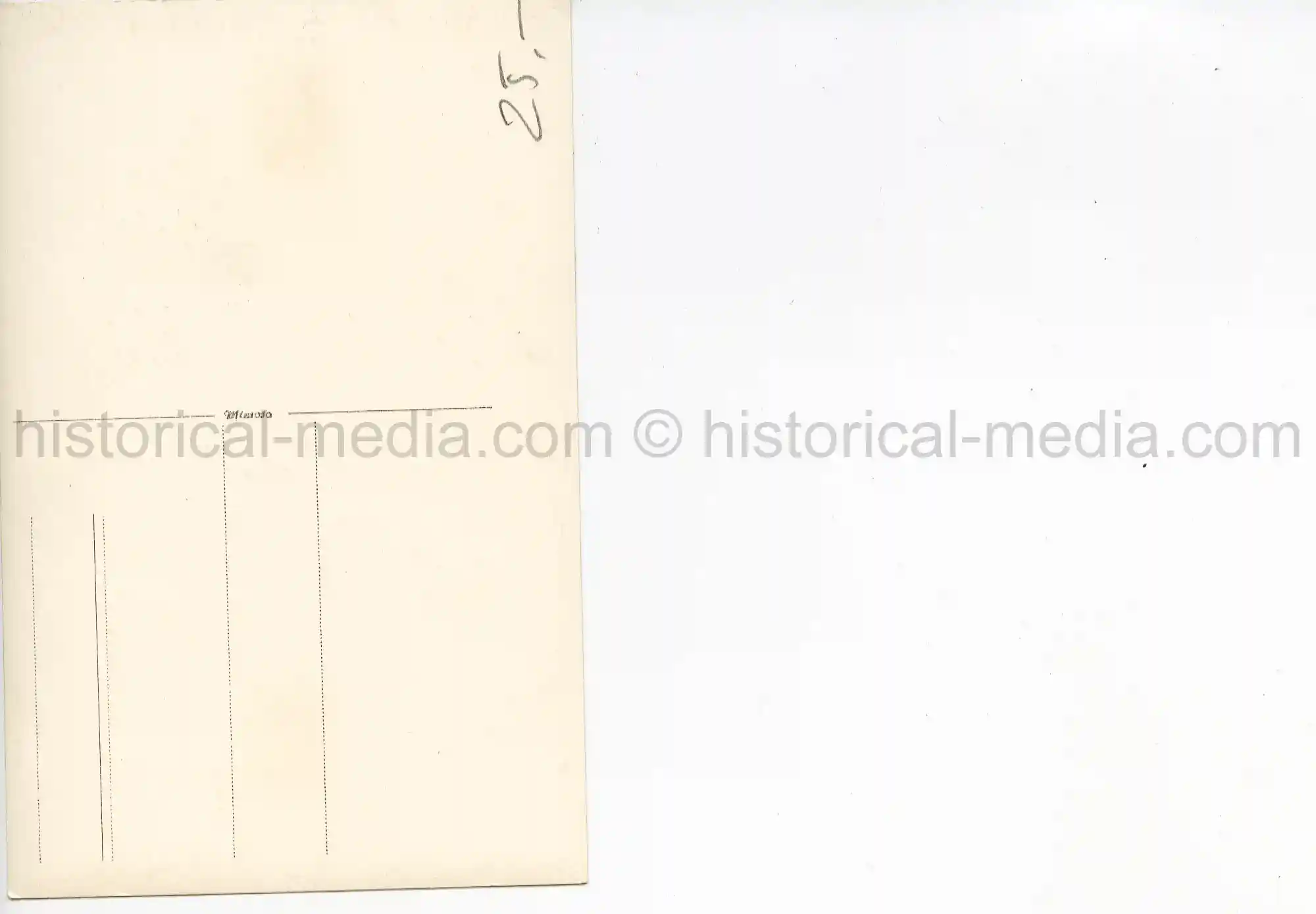 STUDIO PORTRAIT PHOTO -POLIZEI OFFICER W/ LARGE MEDAL BAR