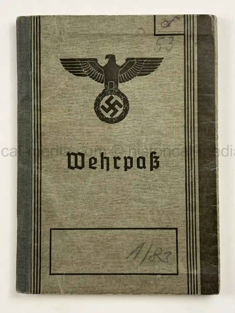 WEHRPASS – GERHARD FRANKE – INF. REGT. 67 – 23. INFANTERIE-DIVISION – POLENFELDZUG – WESTFELDZUG – OSTFRONT – WOUNDED 1941