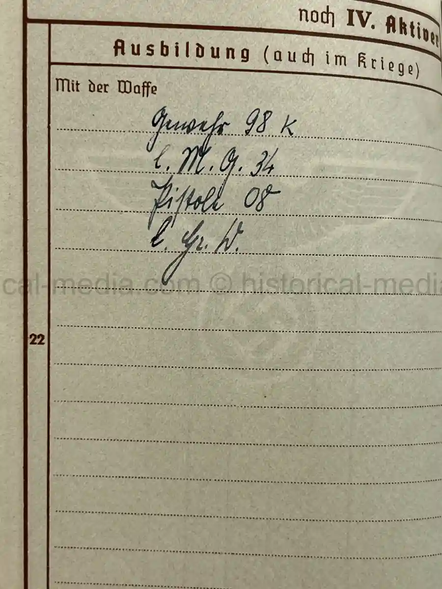 WEHRPASS – GERHARD FRANKE – INF. REGT. 67 – 23. INFANTERIE-DIVISION – POLENFELDZUG – WESTFELDZUG – OSTFRONT – WOUNDED 1941