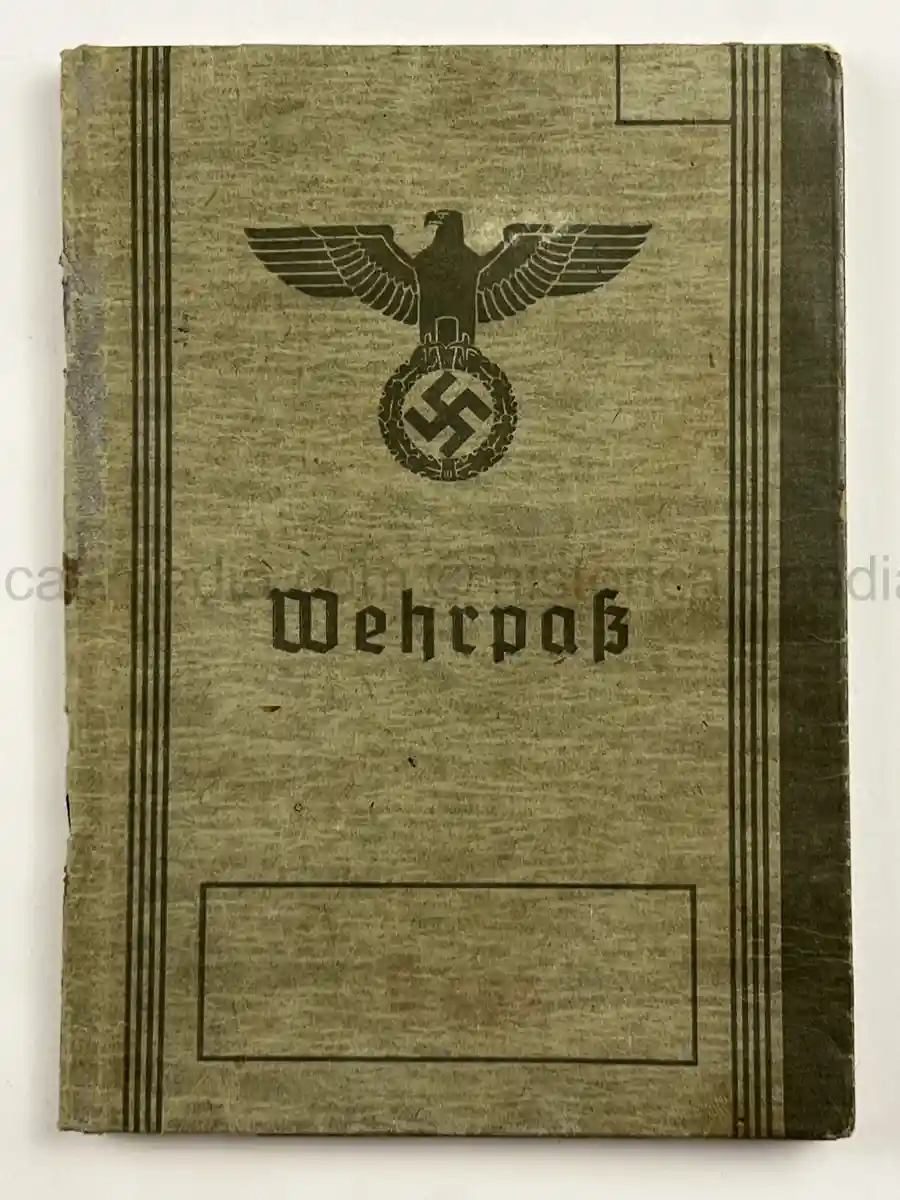 WEHRPASS – FRANZ ZAKRZEWSKI - 23. INFANTERIE-DIVISION – POLAND – FRANCE – OSTFRONT (HEERESGRUPPE NORD) – LENINGRAD / DEMJANSK – KIA NEWEL 1941 – POSTHUMOUS EK II