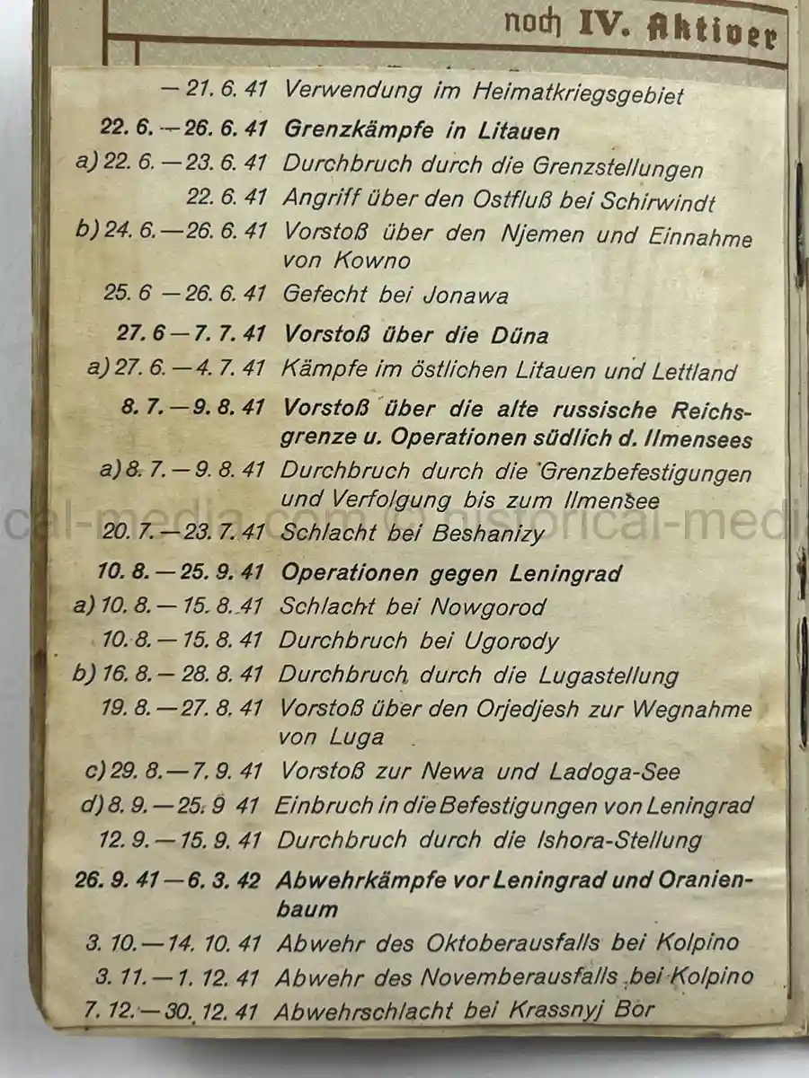 WEHRPASS – FRANZ ZAKRZEWSKI - 23. INFANTERIE-DIVISION – POLAND – FRANCE – OSTFRONT (HEERESGRUPPE NORD) – LENINGRAD / DEMJANSK – KIA NEWEL 1941 – POSTHUMOUS EK II
