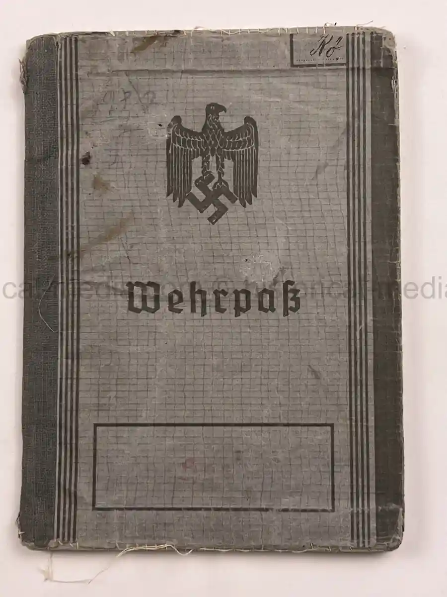 WEHRPASS – FRIEDRICH KARL KOVER – ARTILLERIE-REGIMENT 67 – 23. INF. DIVISION - POLENFELDZUG – WESTFELDZUG