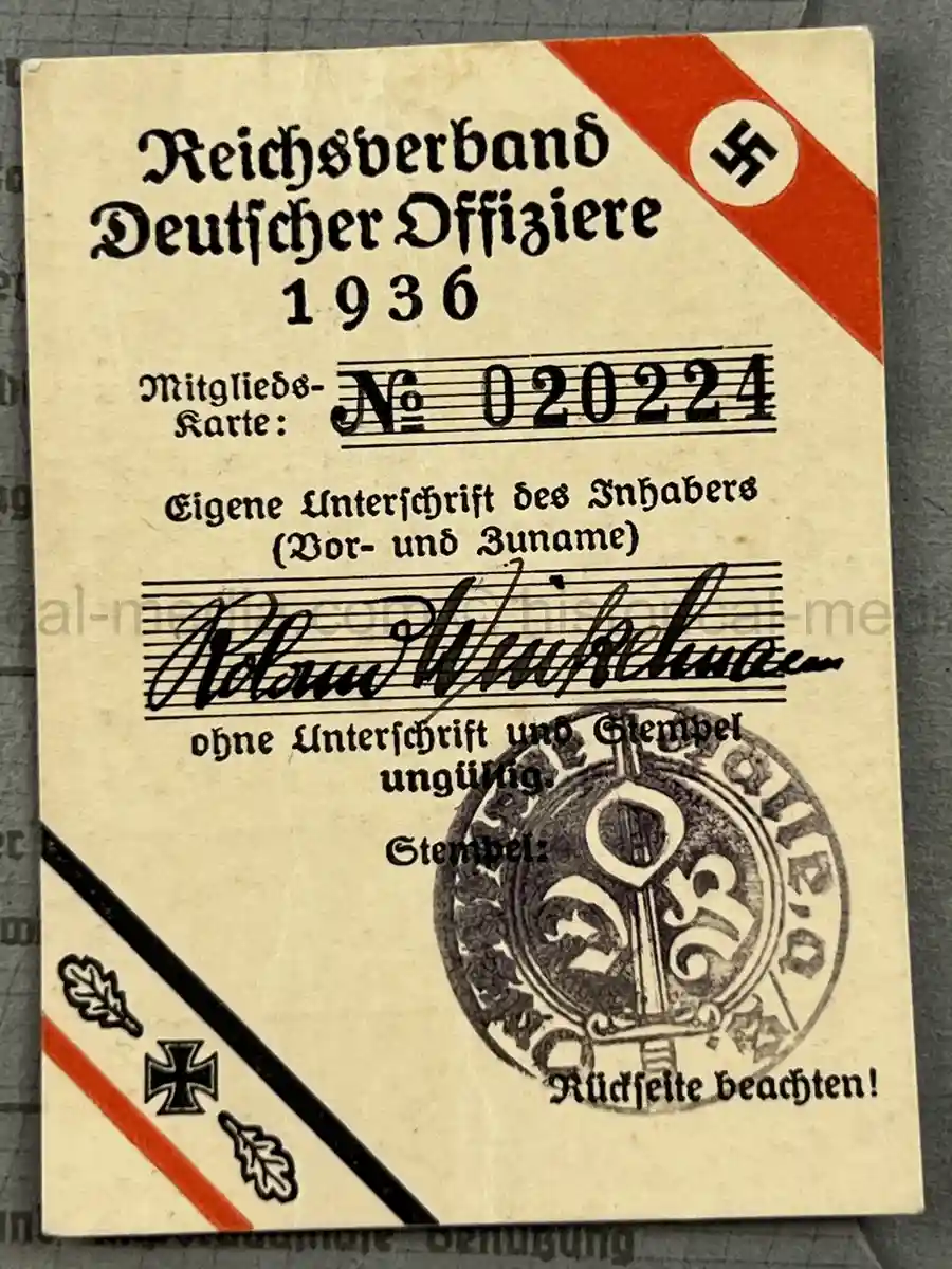 WEHRPASS & FÜHRERSCHEIN GROUP – HAUPTMANN VIKTOR ROLAND WINKELMANN – PANZER-ABWEHR-ABT. 563 – POLENFELDZUG – WARTHE FRONT