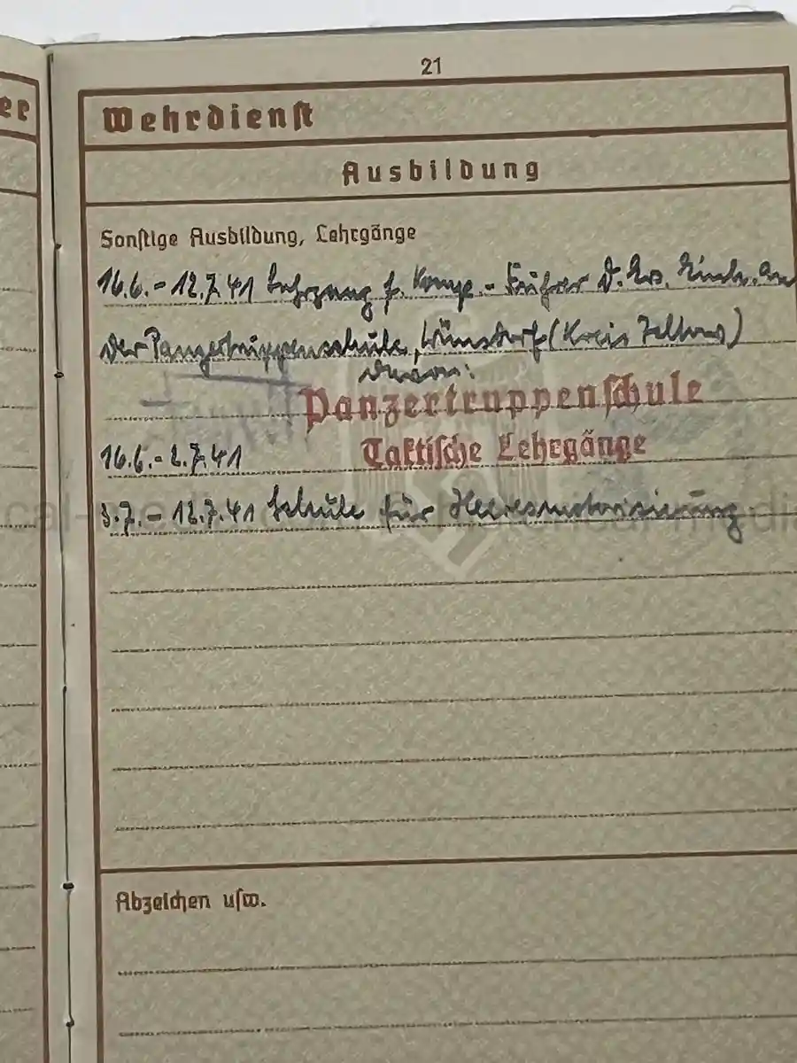 WEHRPASS & FÜHRERSCHEIN GROUP – HAUPTMANN VIKTOR ROLAND WINKELMANN – PANZER-ABWEHR-ABT. 563 – POLENFELDZUG – WARTHE FRONT