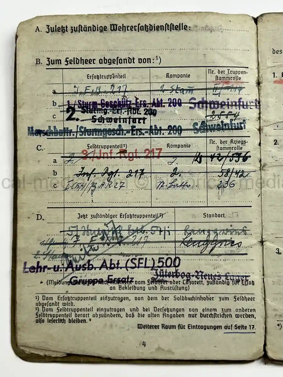 SOLDBUCH – ENGELBERT SICK – (SF.) PANZER-ARTILLERIE-REGIMENT 27 – 17. PANZER-DIVISION – EASTERN FRONT – WESPE / HUMMEL