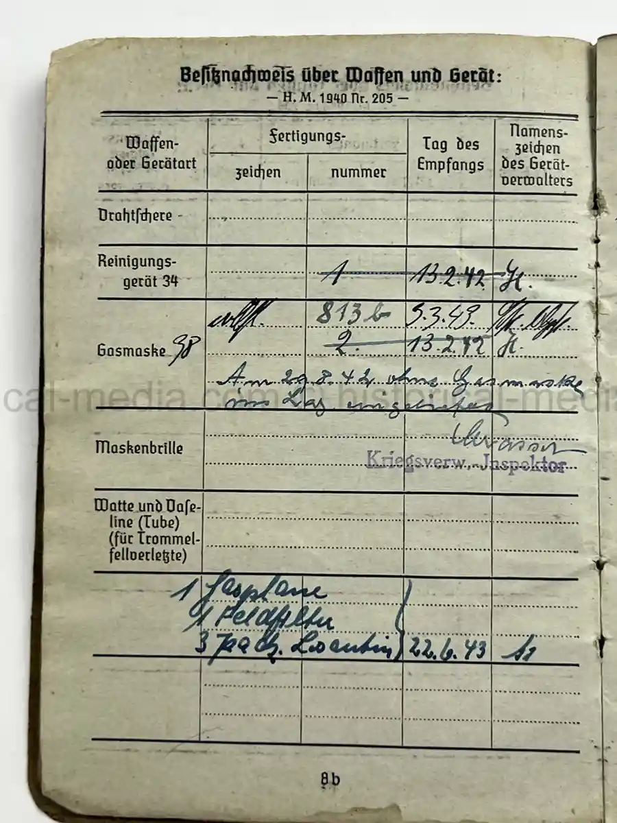 SOLDBUCH – ENGELBERT SICK – (SF.) PANZER-ARTILLERIE-REGIMENT 27 – 17. PANZER-DIVISION – EASTERN FRONT – WESPE / HUMMEL