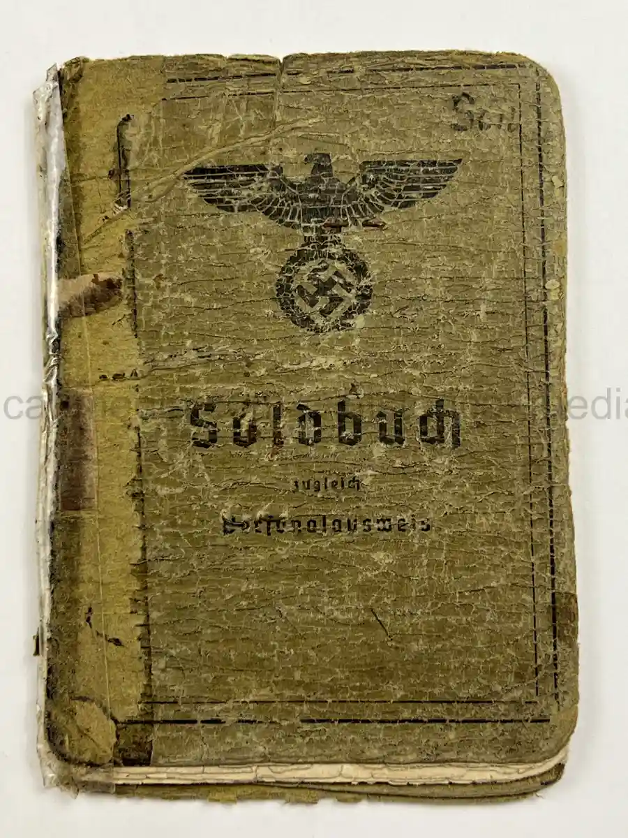 AFRIKAKORPS SOLDBUCH – RUDOLF SCHELENZ – INFANTERIE-LEHR-REGIMENT - LEHR BRIGADE (MOT.) 900 – AFRIKA (PANZER A.O.K. 5) - EXCHANGED POW