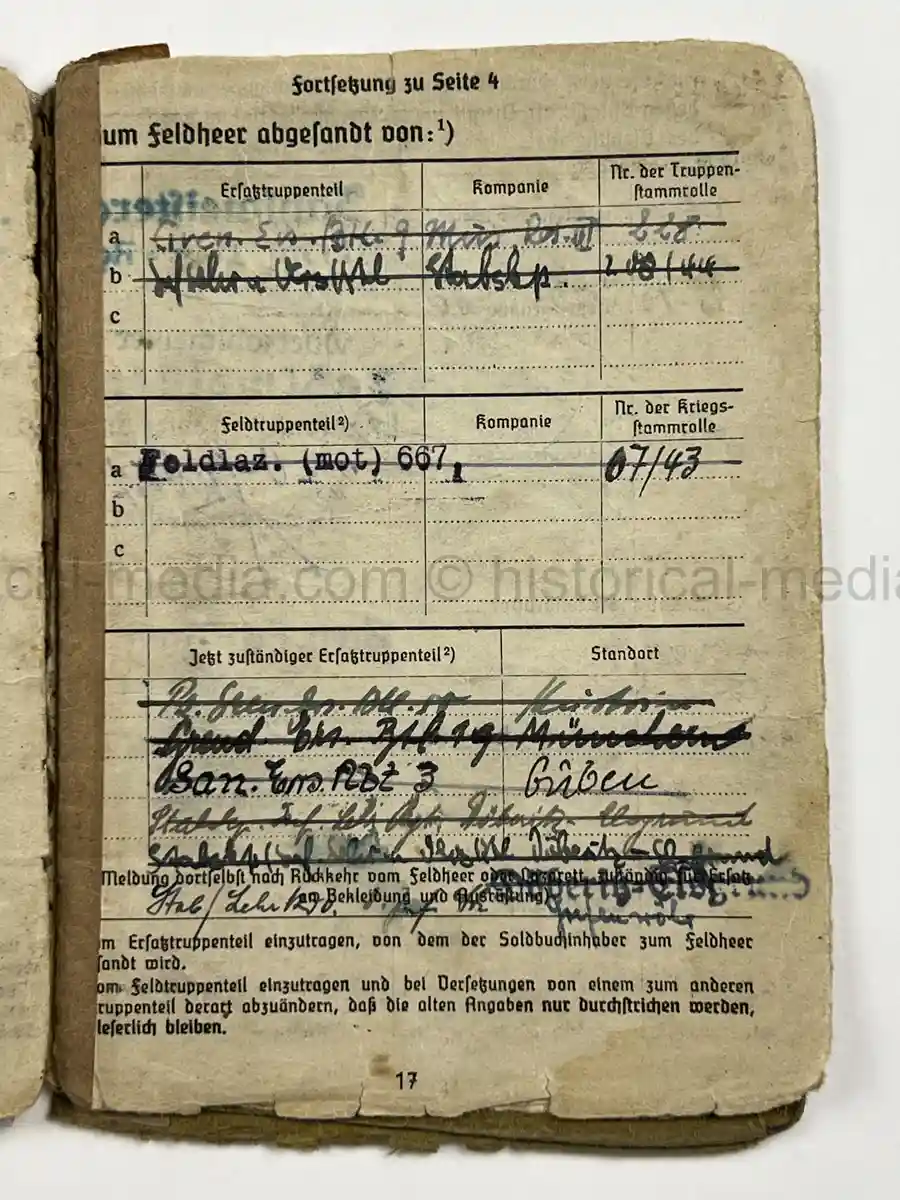 AFRIKAKORPS SOLDBUCH – RUDOLF SCHELENZ – INFANTERIE-LEHR-REGIMENT - LEHR BRIGADE (MOT.) 900 – AFRIKA (PANZER A.O.K. 5) - EXCHANGED POW
