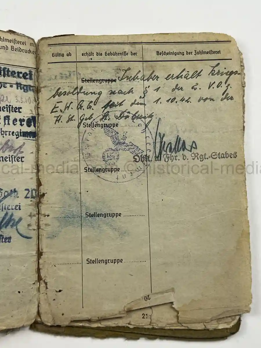 AFRIKAKORPS SOLDBUCH – RUDOLF SCHELENZ – INFANTERIE-LEHR-REGIMENT - LEHR BRIGADE (MOT.) 900 – AFRIKA (PANZER A.O.K. 5) - EXCHANGED POW