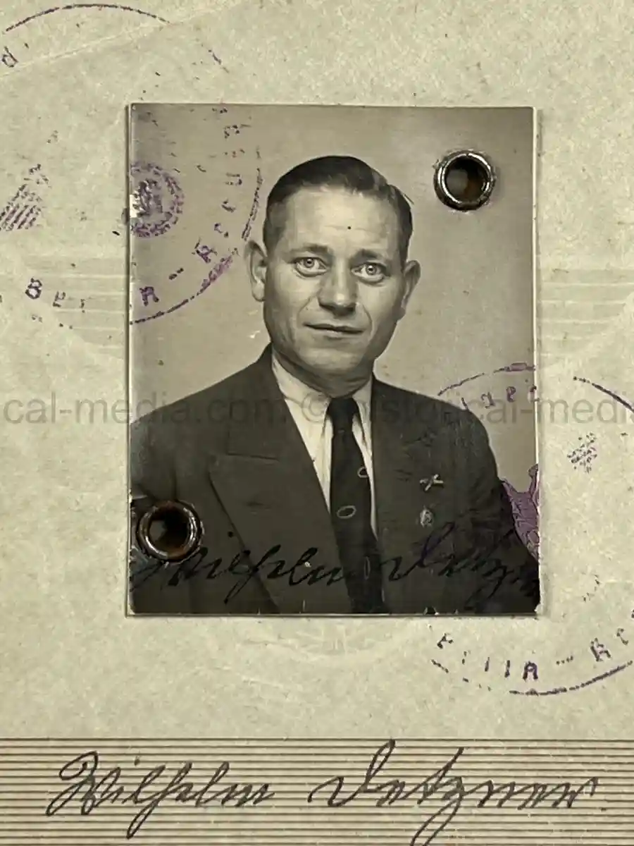 WEHRPASS – WILHELM DETZNER – OBERGEFREITER – 4. PANZER-DIVISION – 1939 POLAND CAMPAIGN