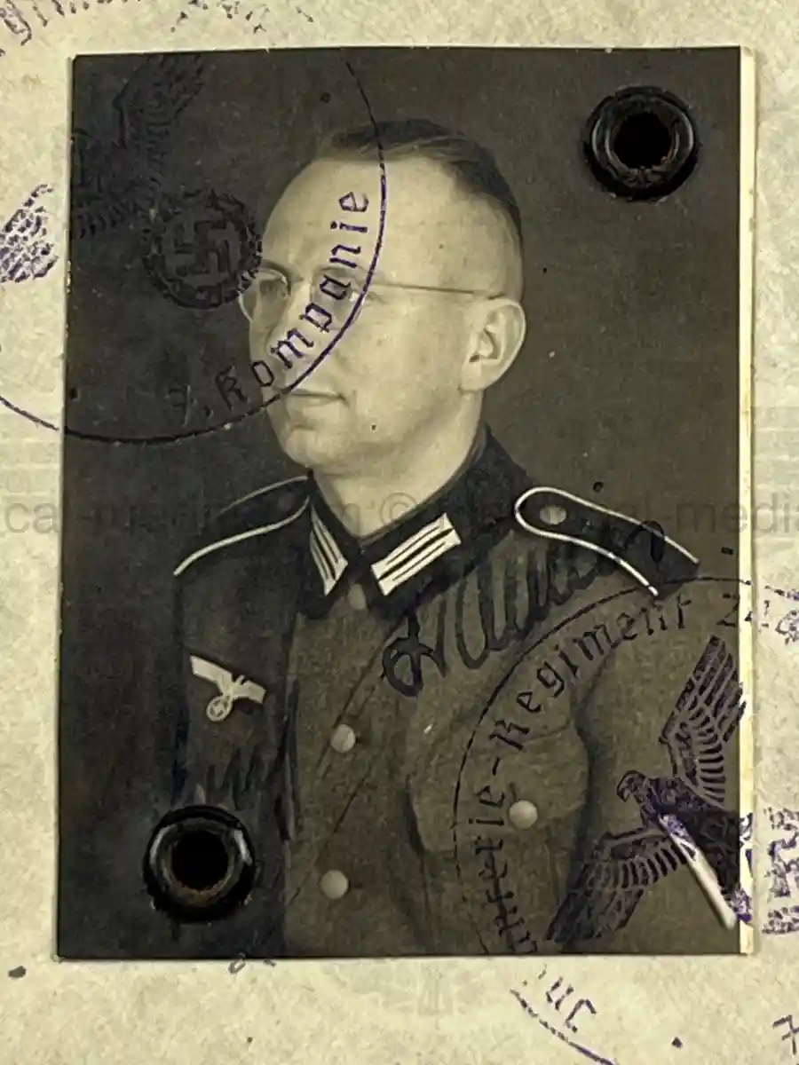 WEHRPASS – ERICH BAURIES – PIONIER-ZUG DER LANDESPOLIZEI DANZIG – WESTERPLATTE – 60. INFANTERIE-DIVISION