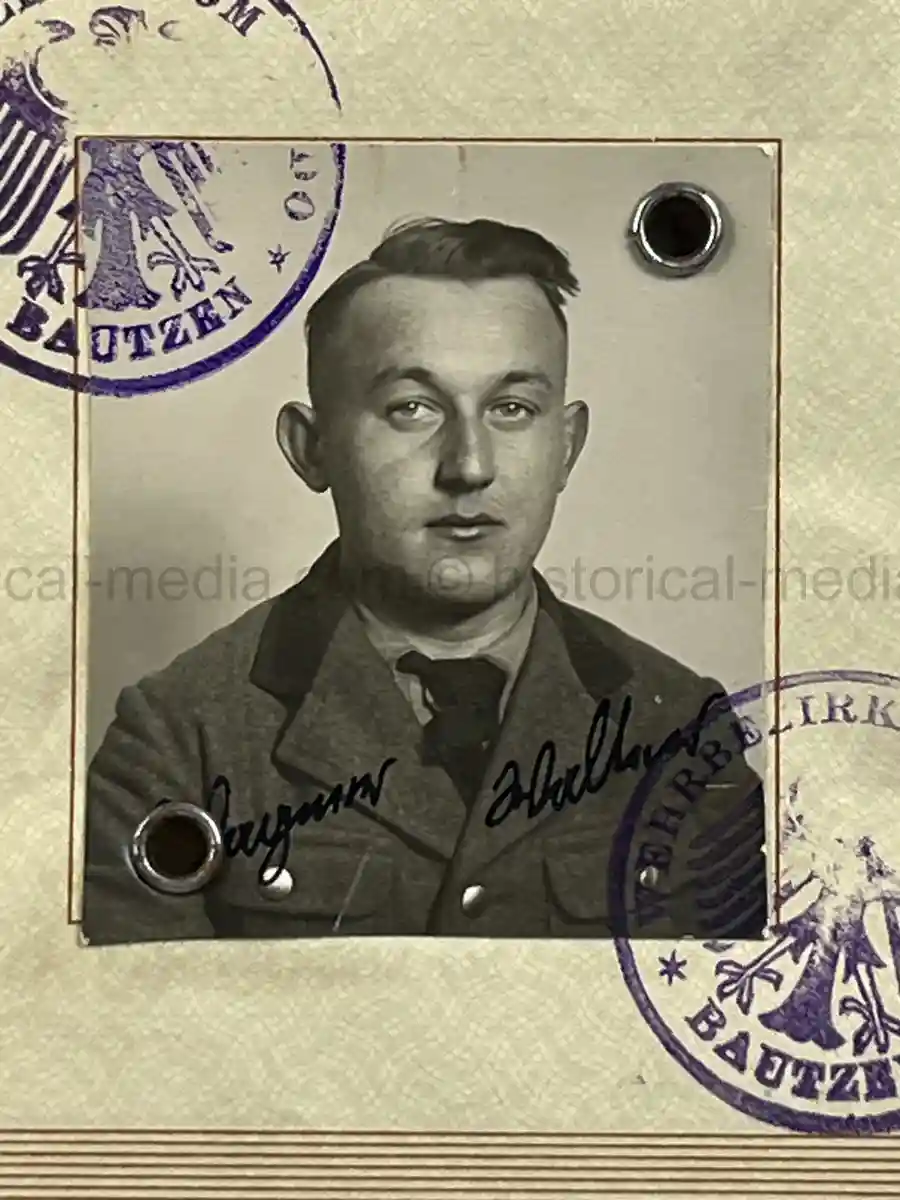 WEHRPASS – RUDOLF SASSE – ARTILLERIE-REGIMENT 229 (197. INF.-DIV.) – KIA MAY 8, 1944