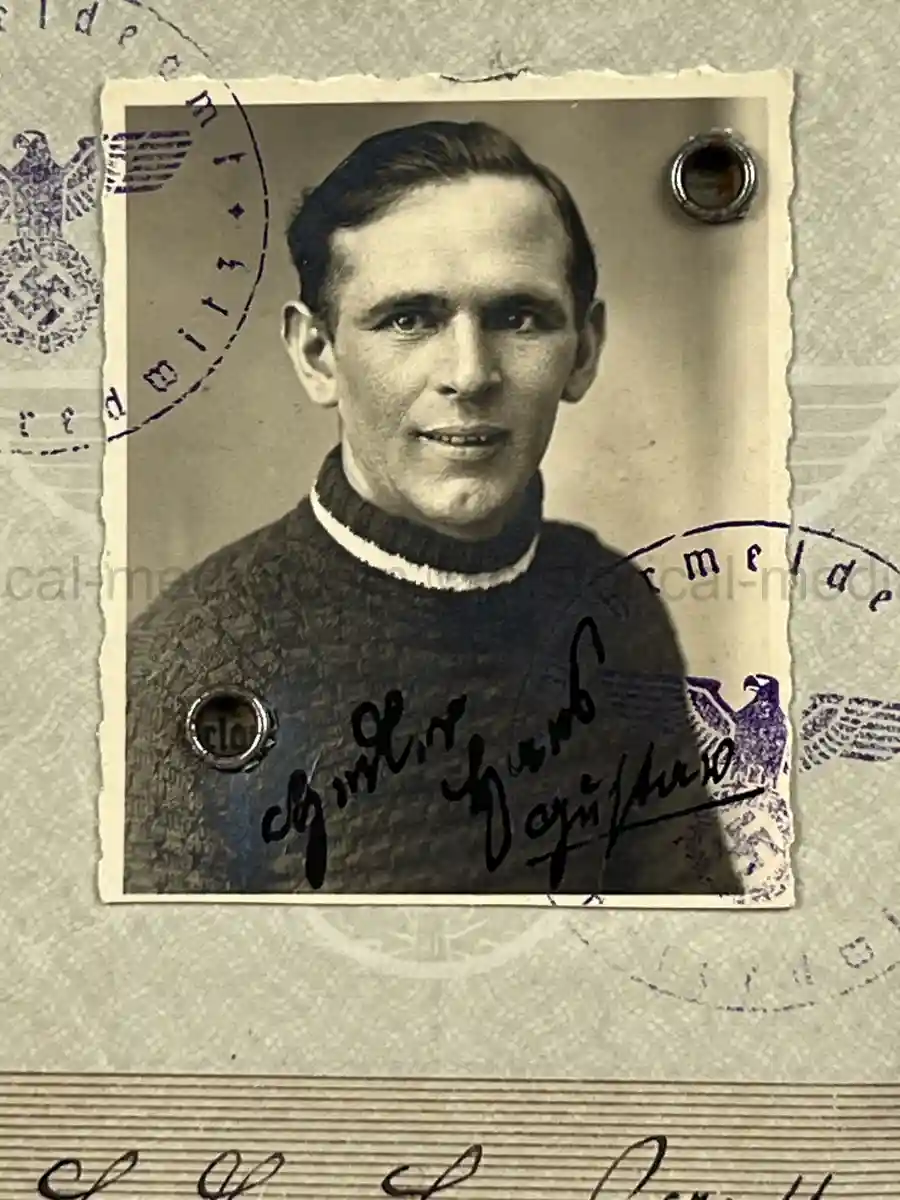 WEHRPASS – OTTO STIERLE – SCHÜTZEN-FELD-ERSATZ-KOMP. 46