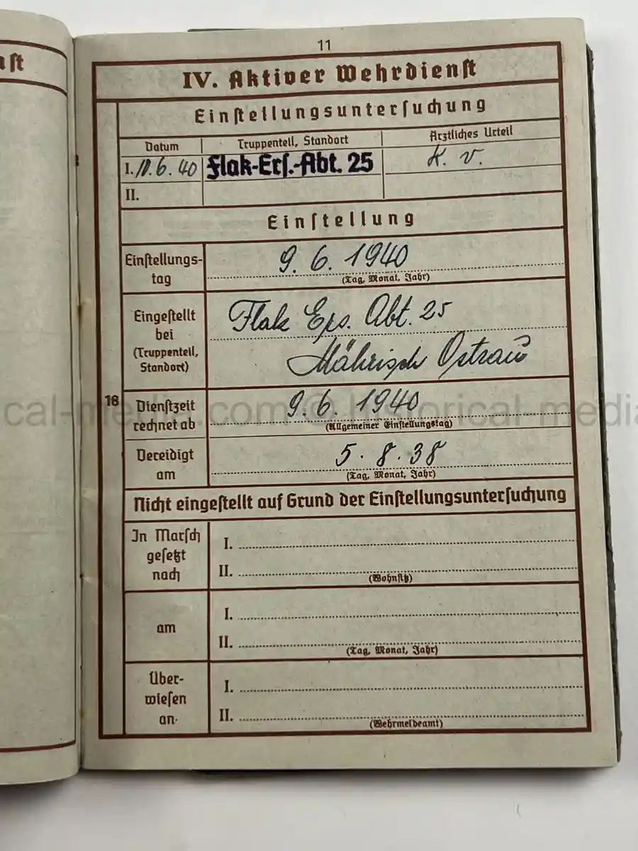 WEHRPASS – FRANZ XAVER BÜCHERL – FREIKORPS EPP / BAYERISCHE SCHÜTZENBRIGADE 21