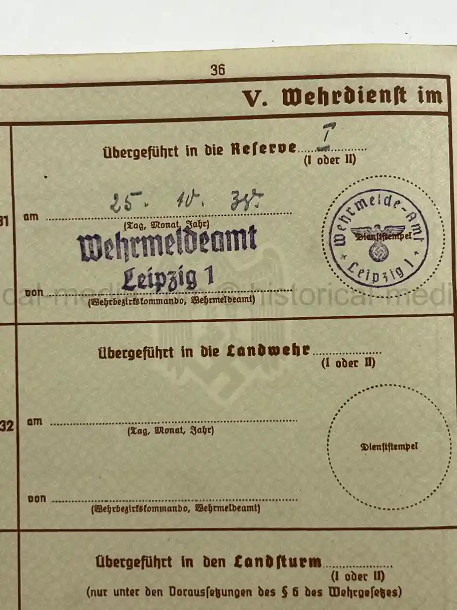 WEHRPASS - OBERSCHÜTZE HERBERT LAUE - INFANTERIE-REGIMENT (MOT.) 33 - 4. PANZER-DIVISION – POLAND, FRANCE, RUSSIA - KIA 22 AUGUST 1941