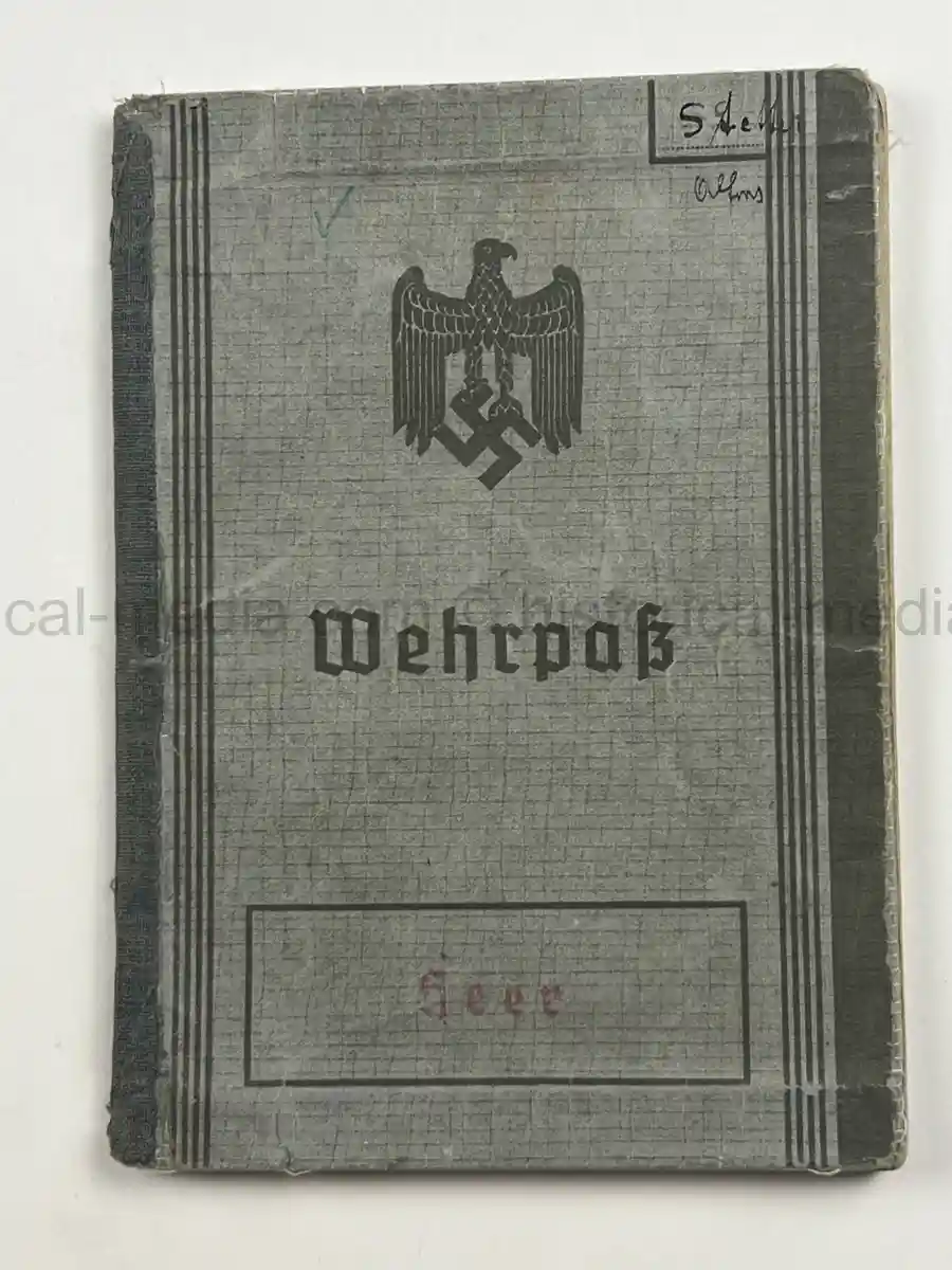 WEHRPASS – ALFONS STETTER – 1. GEBIRGS-DIVISION – POLAND CAMPAIGN – HINDENBURG CROSS URKUNDE