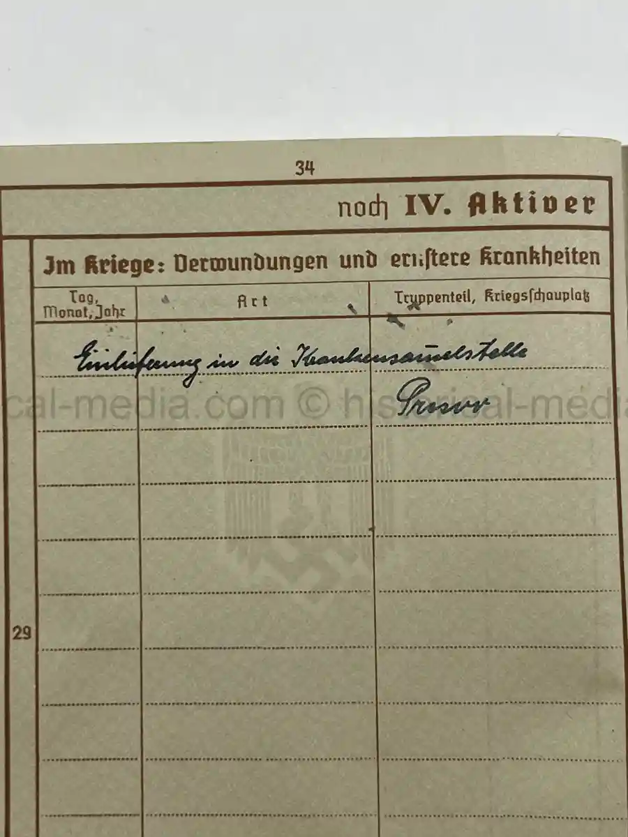 WEHRPASS – ALFONS STETTER – 1. GEBIRGS-DIVISION – POLAND CAMPAIGN – HINDENBURG CROSS URKUNDE