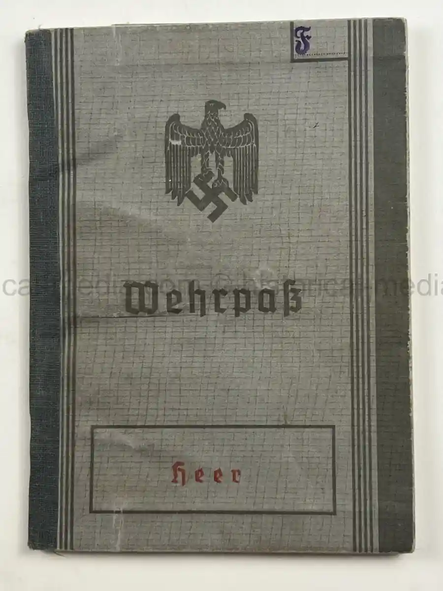 WEHRPASS – HEINRICH FREUND – 10. INFANTERIE-DIVISION – POLAND - KIA – BATTLE OF THE BZURA