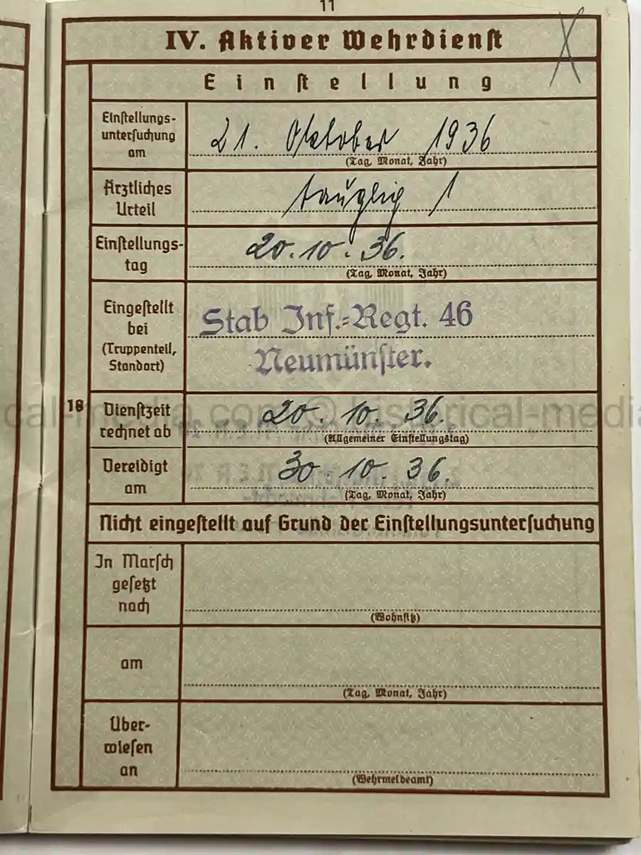 WEHRPASS – WALTER PETERSEN – 30. INFANTERIE-DIVISION – POLAND CAMPAIGN WIA + SIGNALS SERVICE - DENMARK & NORWAY - NARVIK