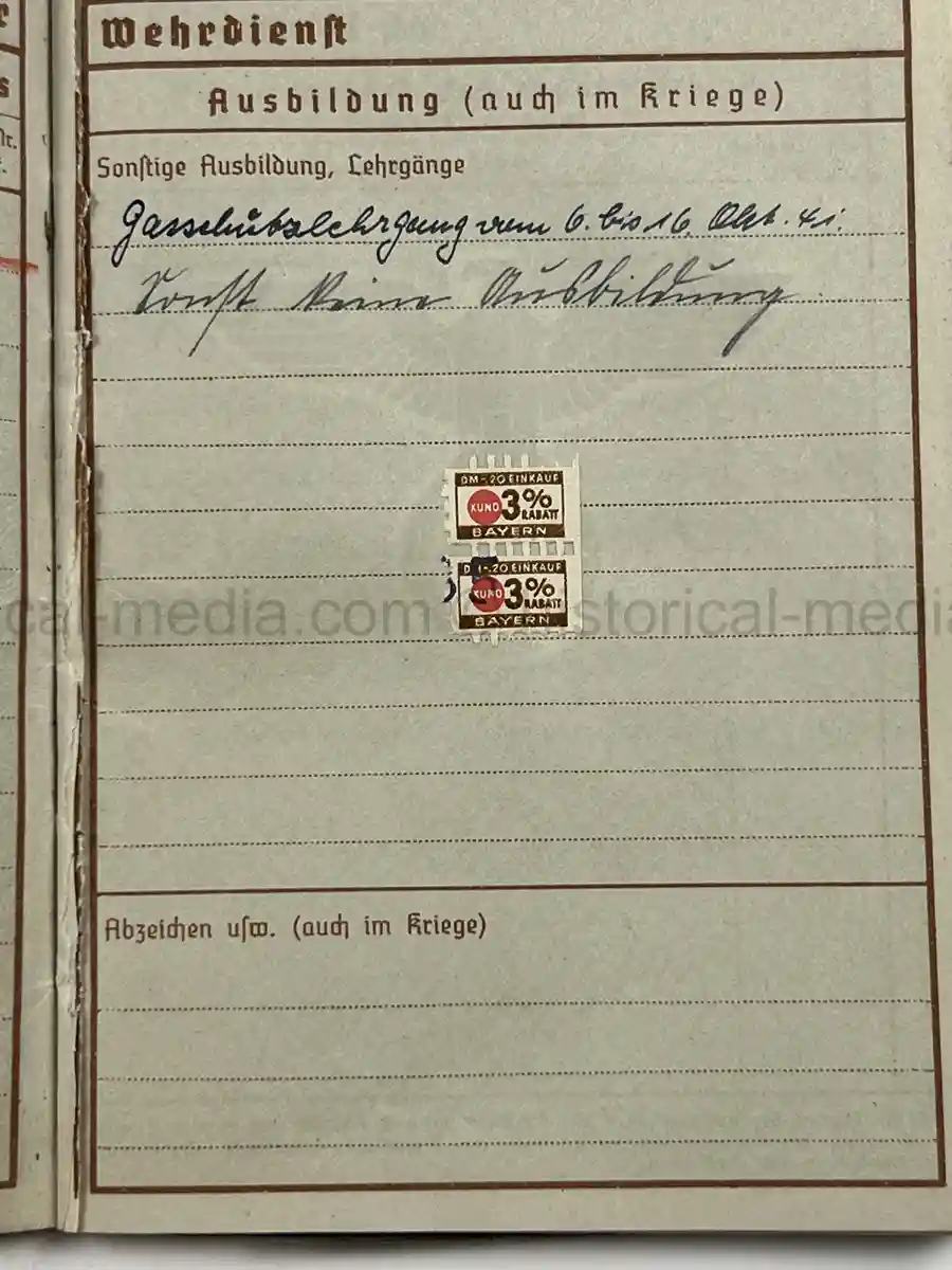 WEHRPASS & KENNKARTE GROUP – GOTTFRIED SCHLEGEL – 1. GEBIRGS-DIVISION - POLAND CAMPAIGN
