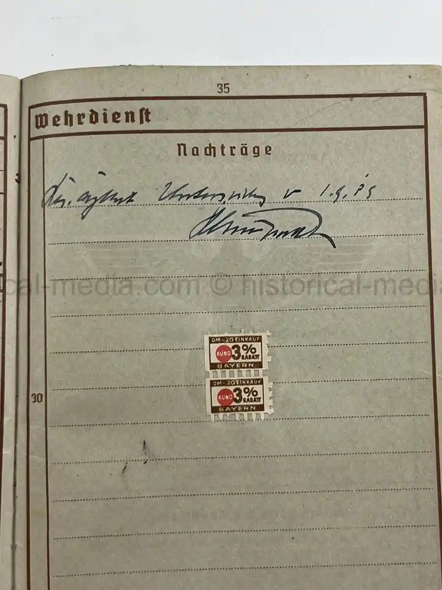 WEHRPASS & KENNKARTE GROUP – GOTTFRIED SCHLEGEL – 1. GEBIRGS-DIVISION - POLAND CAMPAIGN