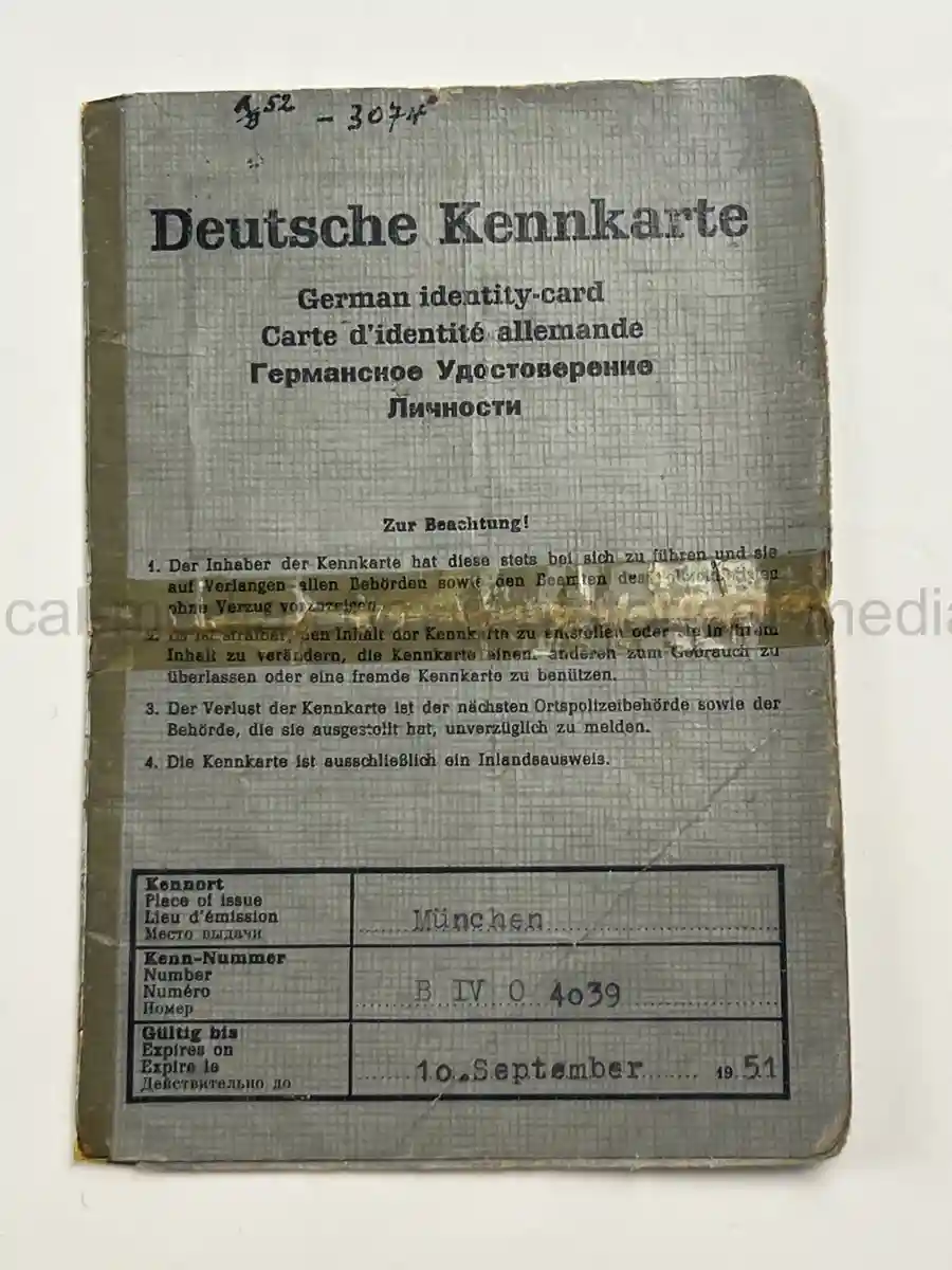 WEHRPASS & KENNKARTE GROUP – GOTTFRIED SCHLEGEL – 1. GEBIRGS-DIVISION - POLAND CAMPAIGN