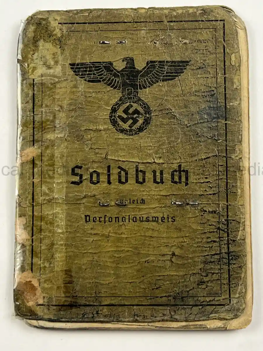 WWII GERMAN HEER SOLDBUCH – JOHANN WEIG – STABSGEFREITER – GREN. RGT. 41 (MOT.) – 10. INFANTERIE DIVISION - EASTERN FRONT & WESTFELDZUG – INFANTRY ASSAULT BADGE