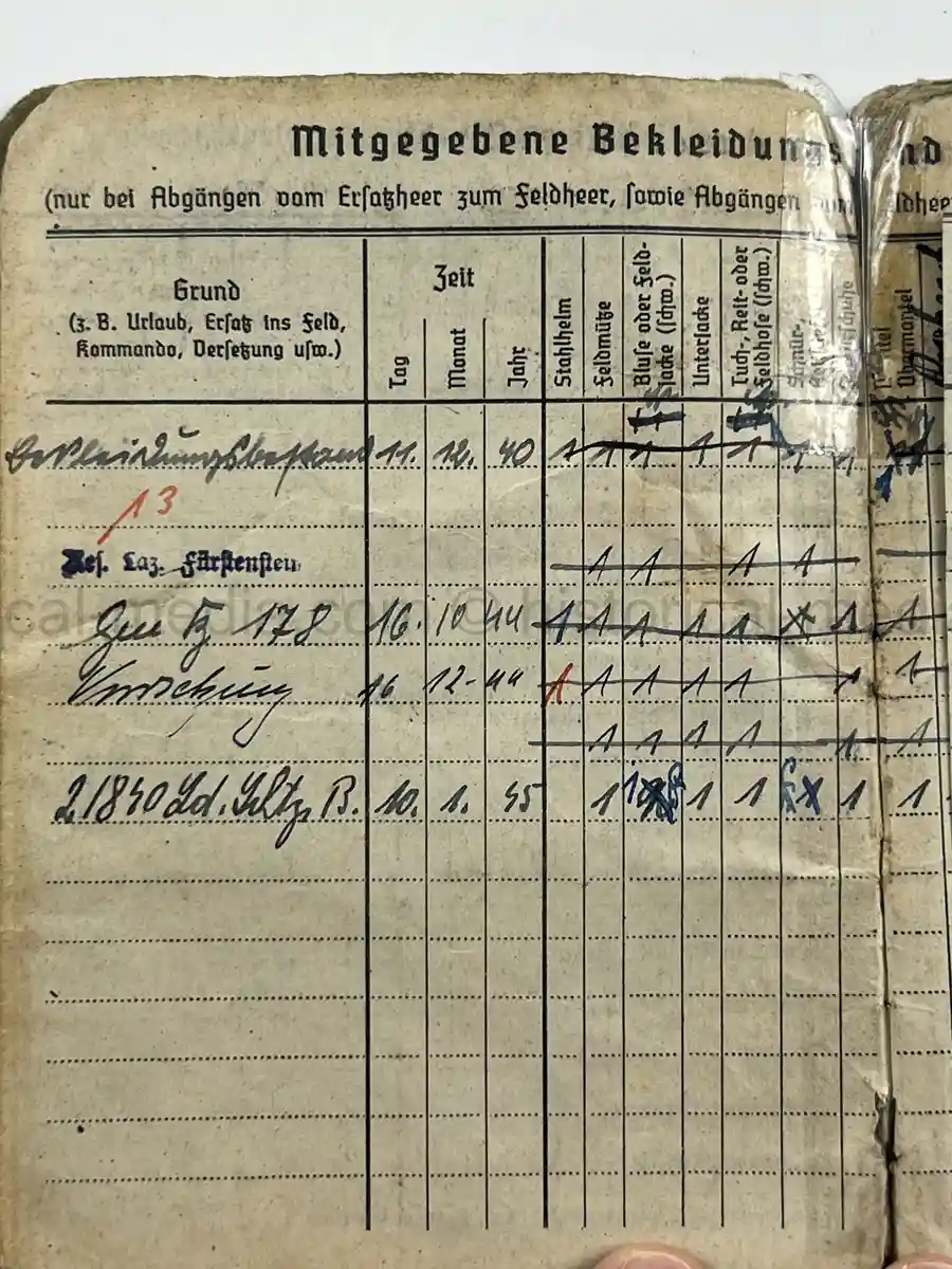 WWII GERMAN HEER SOLDBUCH – JOHANN WEIG – STABSGEFREITER – GREN. RGT. 41 (MOT.) – 10. INFANTERIE DIVISION - EASTERN FRONT & WESTFELDZUG – INFANTRY ASSAULT BADGE