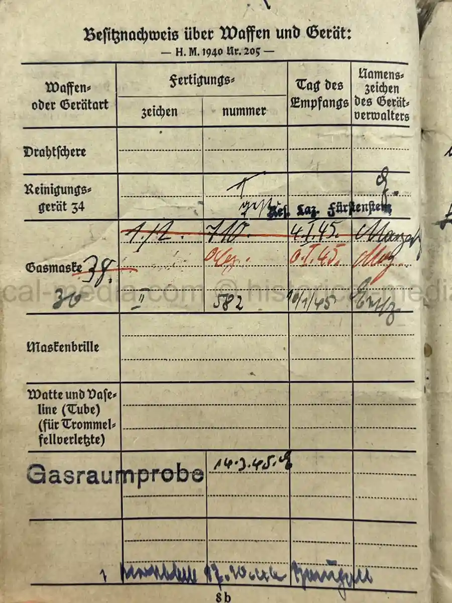 WWII GERMAN HEER SOLDBUCH – JOHANN WEIG – STABSGEFREITER – GREN. RGT. 41 (MOT.) – 10. INFANTERIE DIVISION - EASTERN FRONT & WESTFELDZUG – INFANTRY ASSAULT BADGE