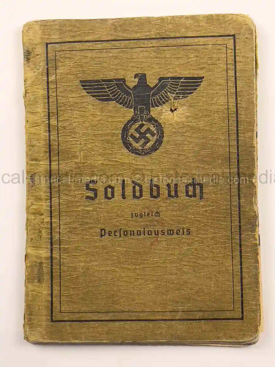PANZER SOLDUCH – PETER GLASER – PANZERSCHÜTZE – PANZER-ABTEILUNG 116 / PZ.GREN.RGT. 59 – 20. PANZER-DIVISION – EASTERN FRONT – EK2 & SILVER PANZER ASSAULT BADGE – CLOSE COMBAT ENTRIES