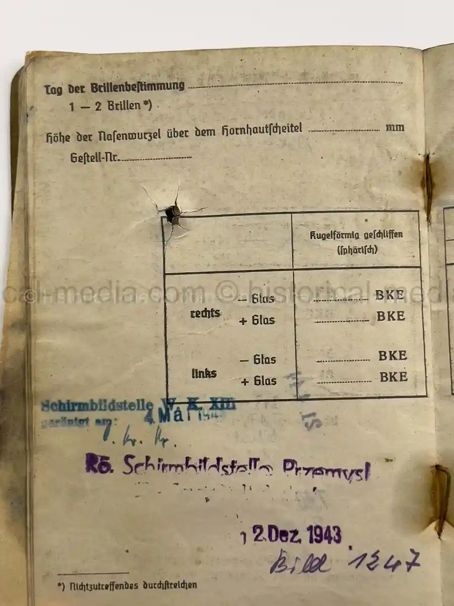PANZER SOLDUCH – PETER GLASER – PANZERSCHÜTZE – PANZER-ABTEILUNG 116 / PZ.GREN.RGT. 59 – 20. PANZER-DIVISION – EASTERN FRONT – EK2 & SILVER PANZER ASSAULT BADGE – CLOSE COMBAT ENTRIES