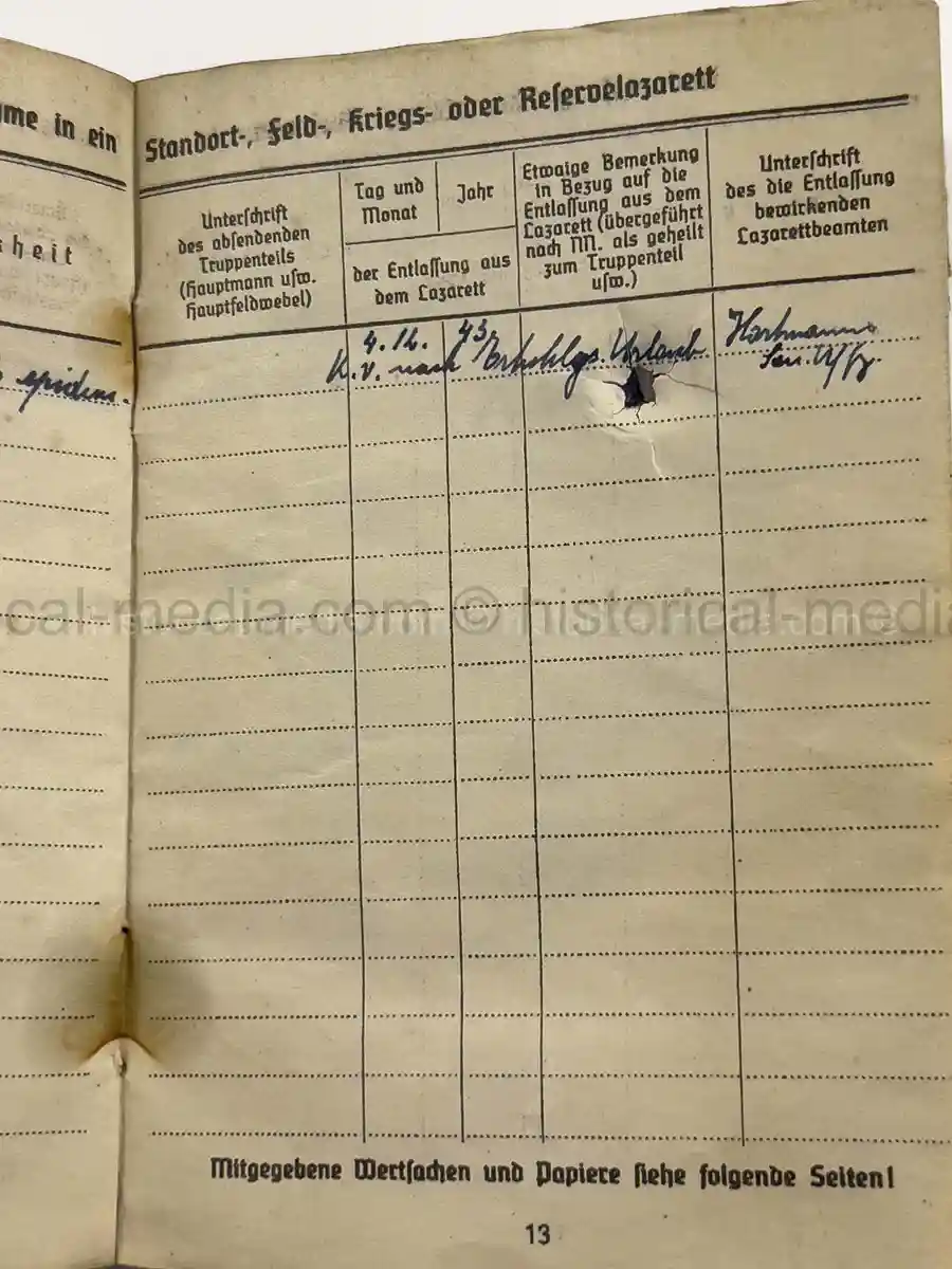 PANZER SOLDUCH – PETER GLASER – PANZERSCHÜTZE – PANZER-ABTEILUNG 116 / PZ.GREN.RGT. 59 – 20. PANZER-DIVISION – EASTERN FRONT – EK2 & SILVER PANZER ASSAULT BADGE – CLOSE COMBAT ENTRIES