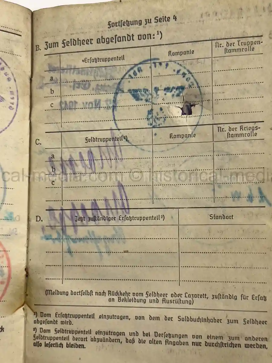 PANZER SOLDUCH – PETER GLASER – PANZERSCHÜTZE – PANZER-ABTEILUNG 116 / PZ.GREN.RGT. 59 – 20. PANZER-DIVISION – EASTERN FRONT – EK2 & SILVER PANZER ASSAULT BADGE – CLOSE COMBAT ENTRIES