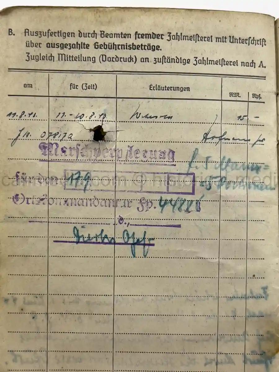 PANZER SOLDUCH – PETER GLASER – PANZERSCHÜTZE – PANZER-ABTEILUNG 116 / PZ.GREN.RGT. 59 – 20. PANZER-DIVISION – EASTERN FRONT – EK2 & SILVER PANZER ASSAULT BADGE – CLOSE COMBAT ENTRIES