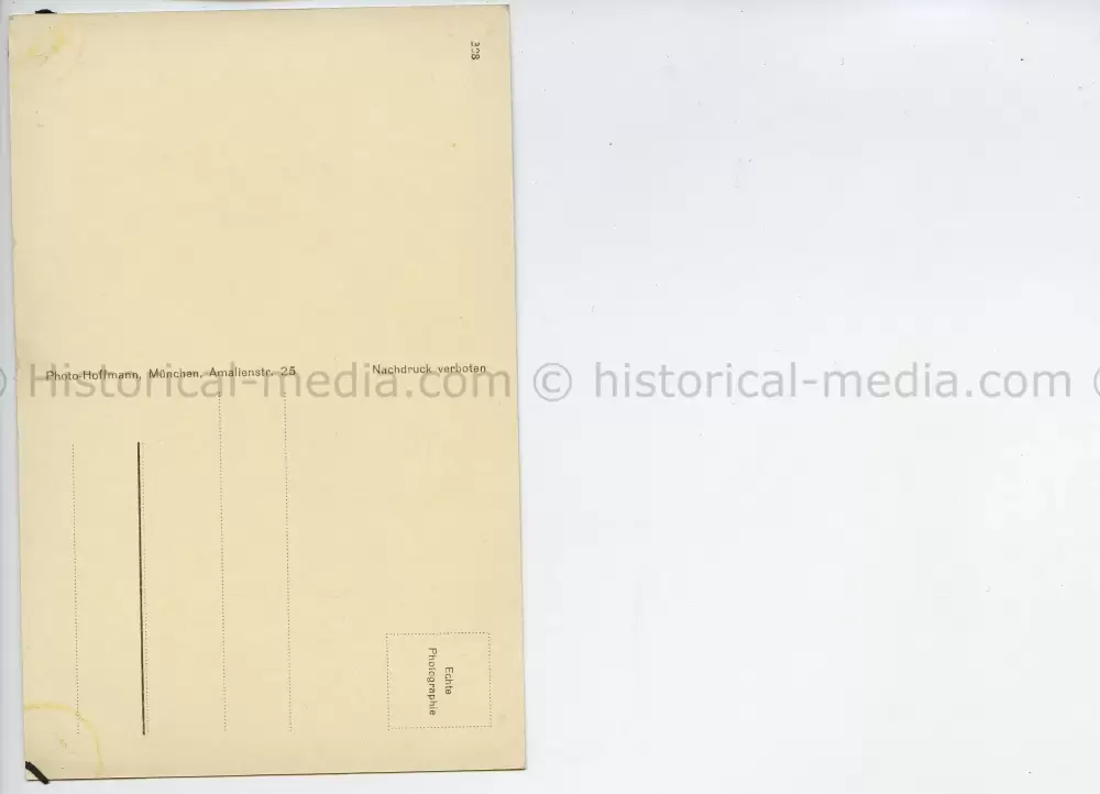 POSTCARD PORTRAT PHOTO - HiNDENBURG