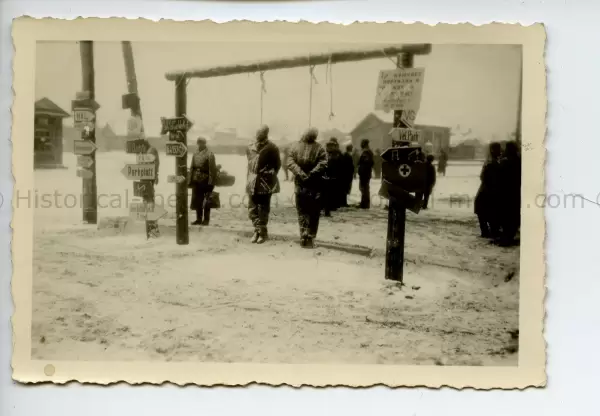 PHOTO OF HANGED RUSSIAN PARTISANS