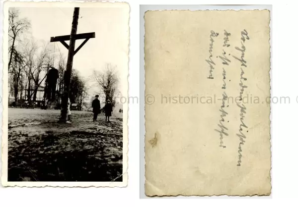 PHOTO OF HANGED RUSSIAN PARTISANS