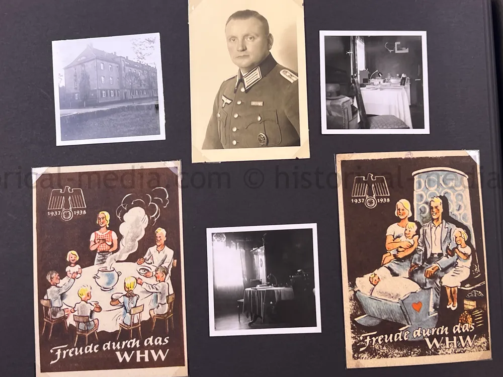 HEER OBERZAHLMEISTER PHOTO ALBUM & AWARD DOCUMENT GROUPING - 52. INFANTERIE DIVISION - NÜRNBERG RALLY - HITLER PHOTOS
