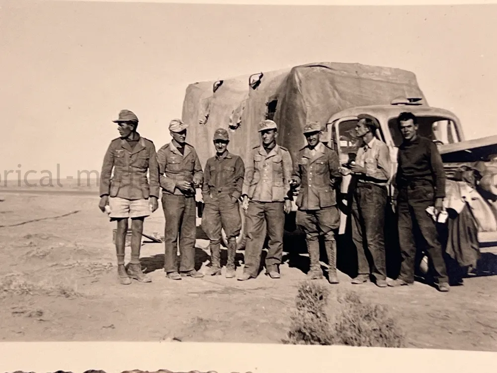 DAK AFRIKAKORPS PHOTO & DOCUMENT GROUPING - KIA 1942 IN ANKROMA, NORTH AFRICA