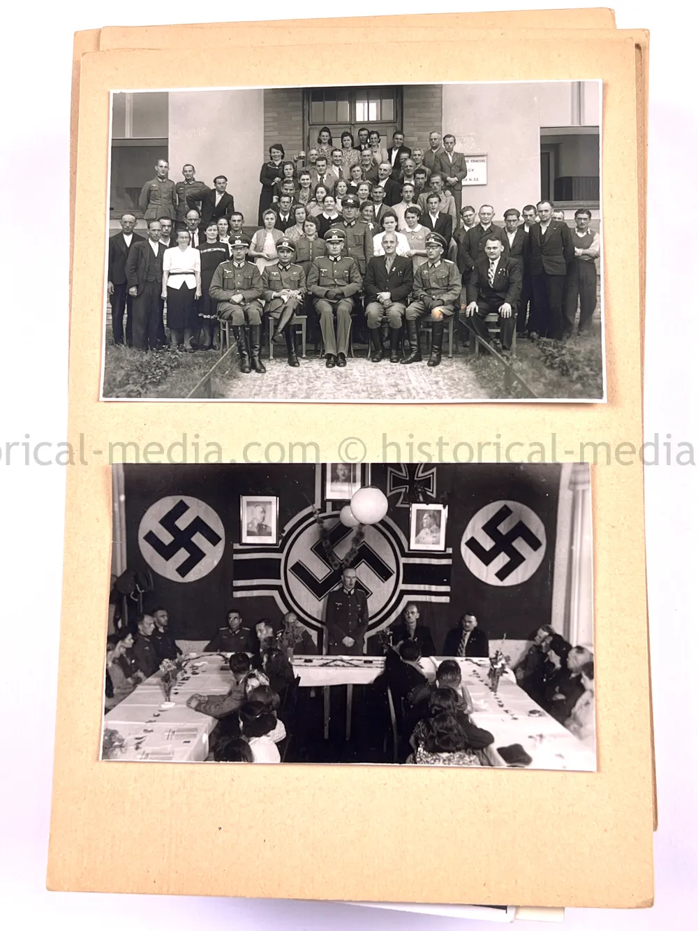 HUGE HEER PHOTO ALBUM GROUPING - SPIESS - AOK VIII - 8TH ARMY - 1939 TO 1945