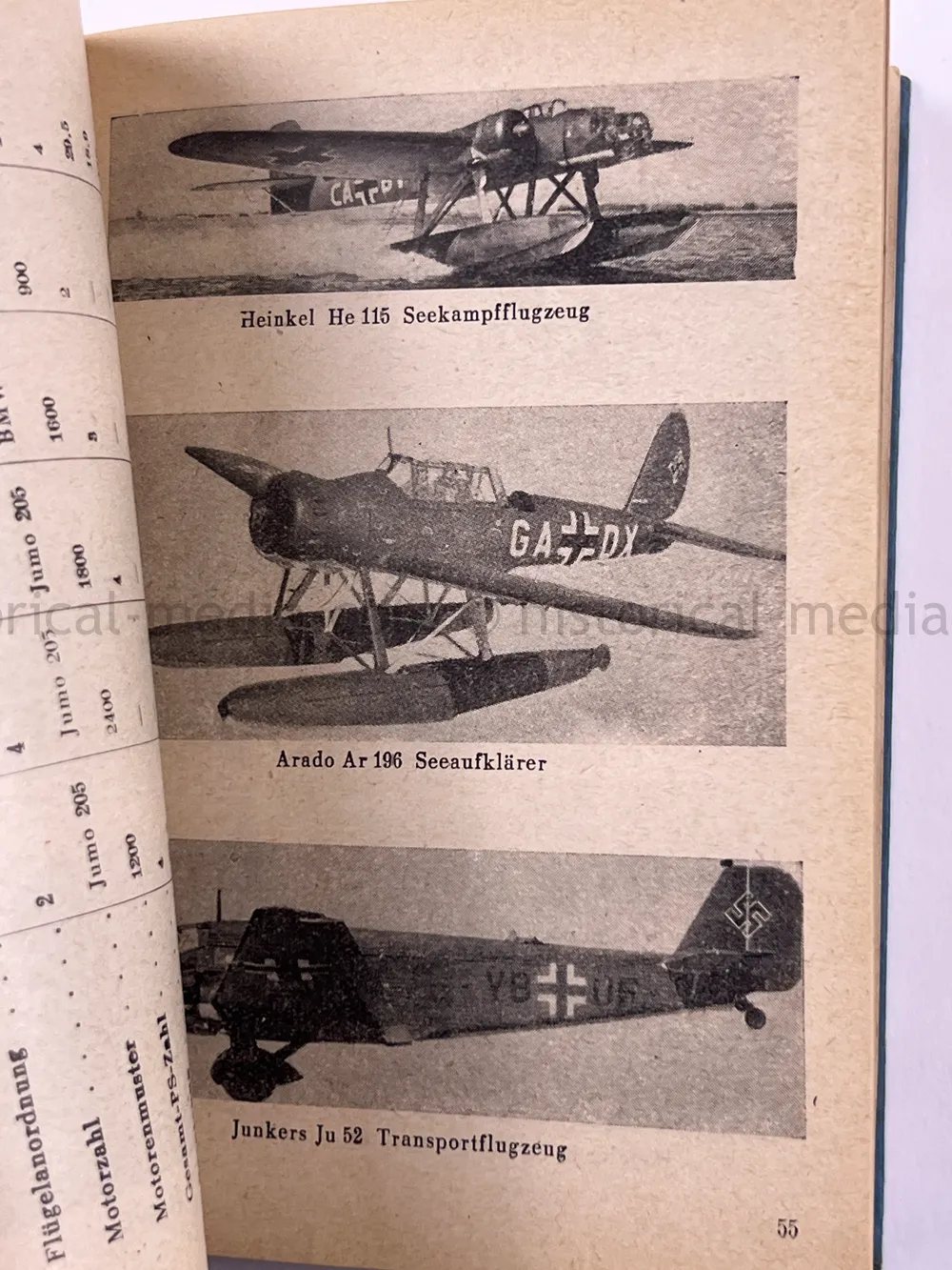LUFTWAFFE 1942 TASCHENKALENDER