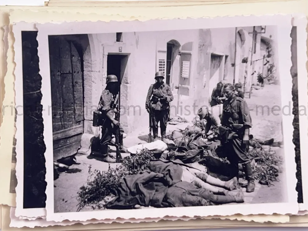 HEER PHOTO GROUPING - FRANCE 1940 - 212. INFANTERIE DIVISION - GENERAL ENDERS
